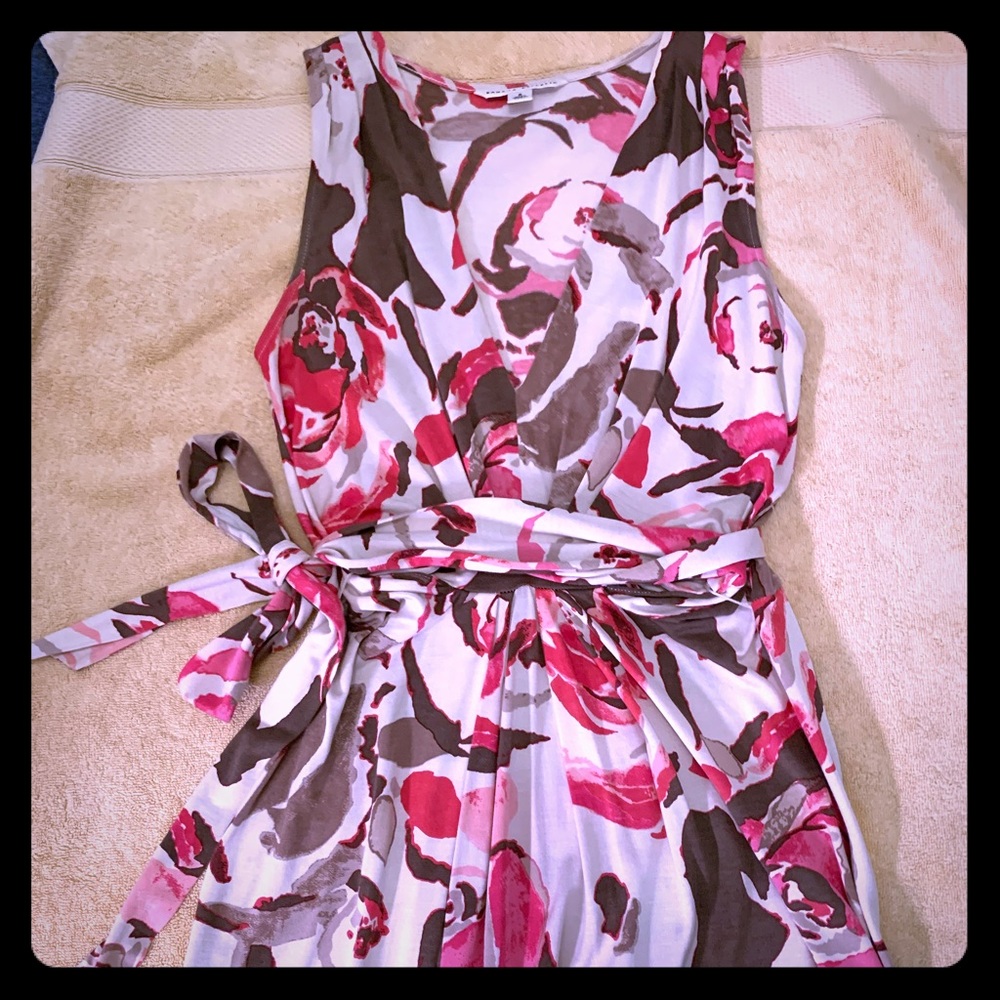Banana Republic Floral V-neck Dress